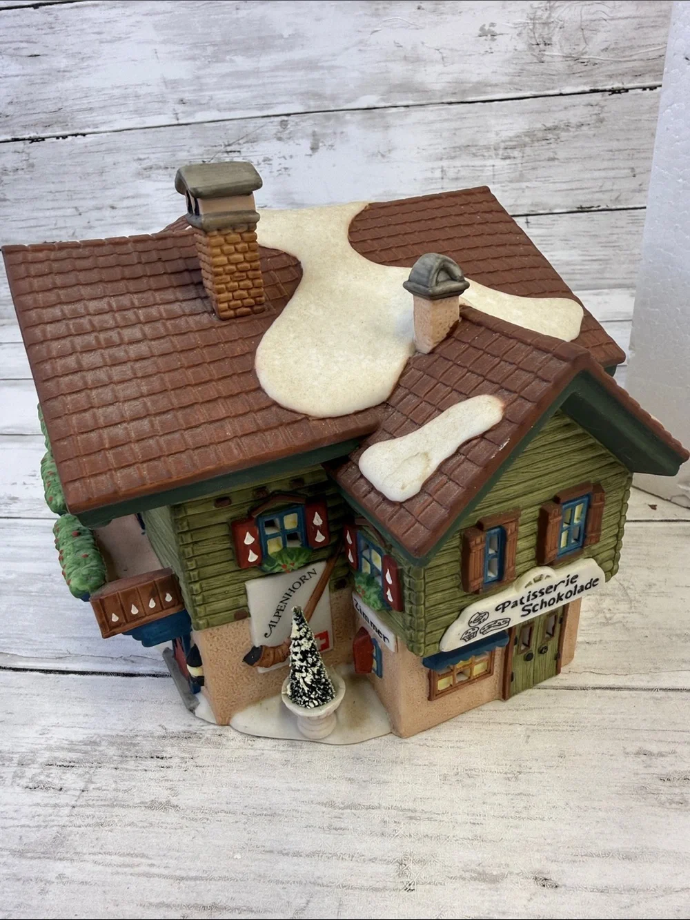 Department 56 “Sport Laden” Heritage Village Collection Alpine Village Series